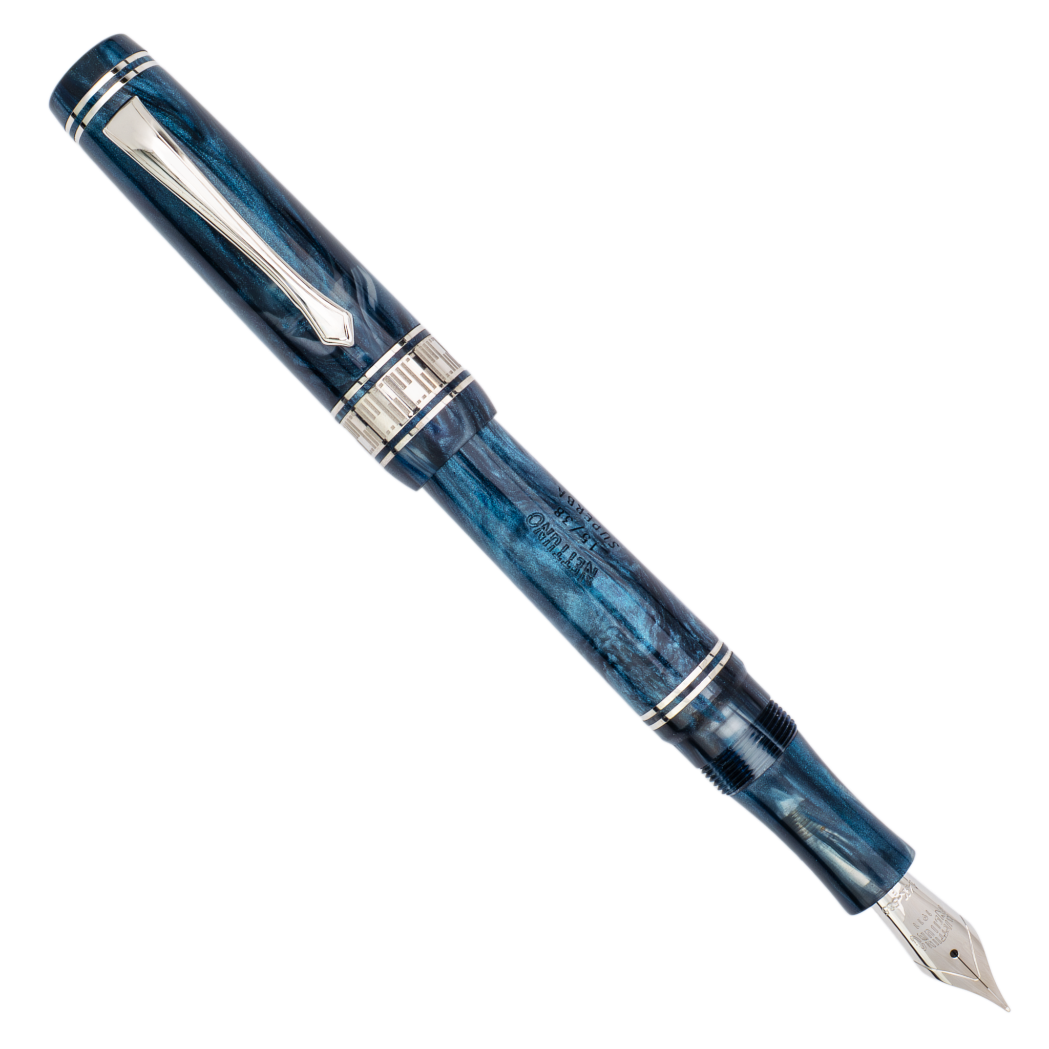 Nettuno Superba Blue Mamba LE Fountain Pen Collection