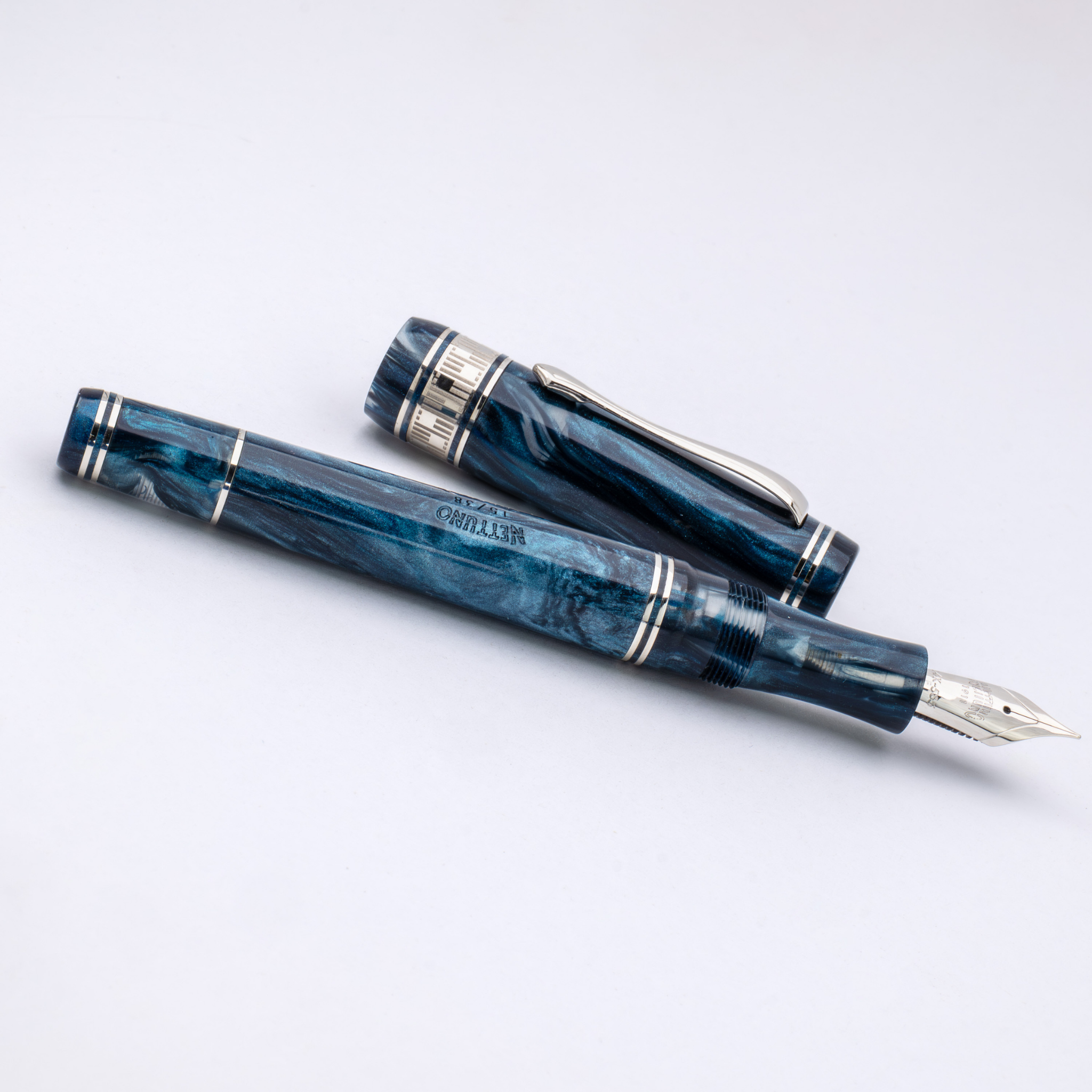 Nettuno Superba Blue Mamba LE Fountain Pen Collection