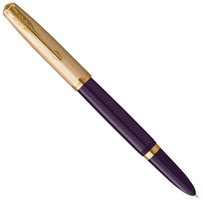 Parker 51 Deluxe Plum Gold - Fountain Pen