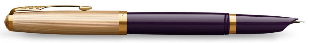 Parker 51 Deluxe Plum Gold - Fountain Pen