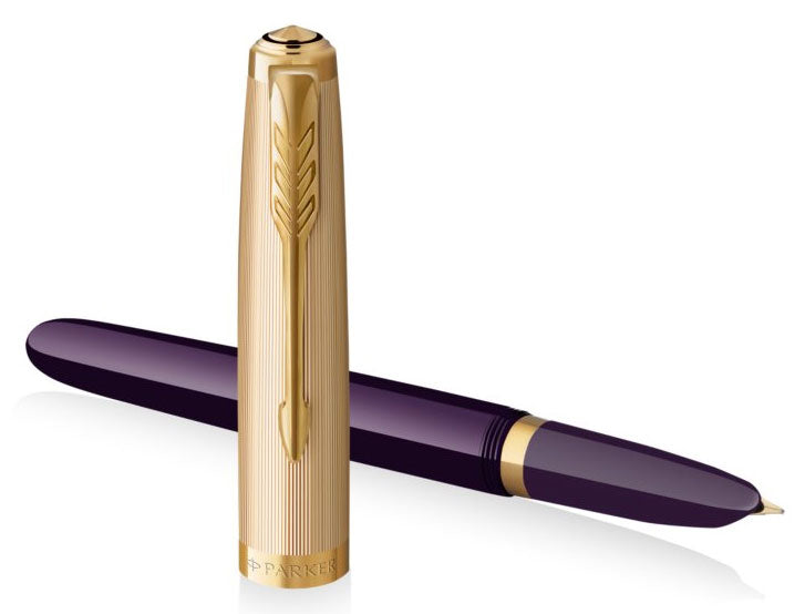 Parker 51 Deluxe Plum Gold - Fountain Pen