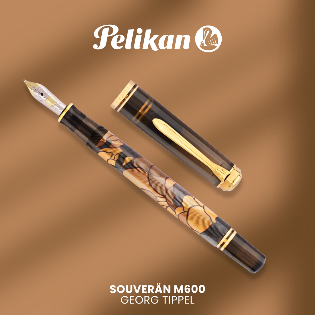 Pelikan Souverän M600 Pelikan Art Collection Georg Tippel Fountain Pen