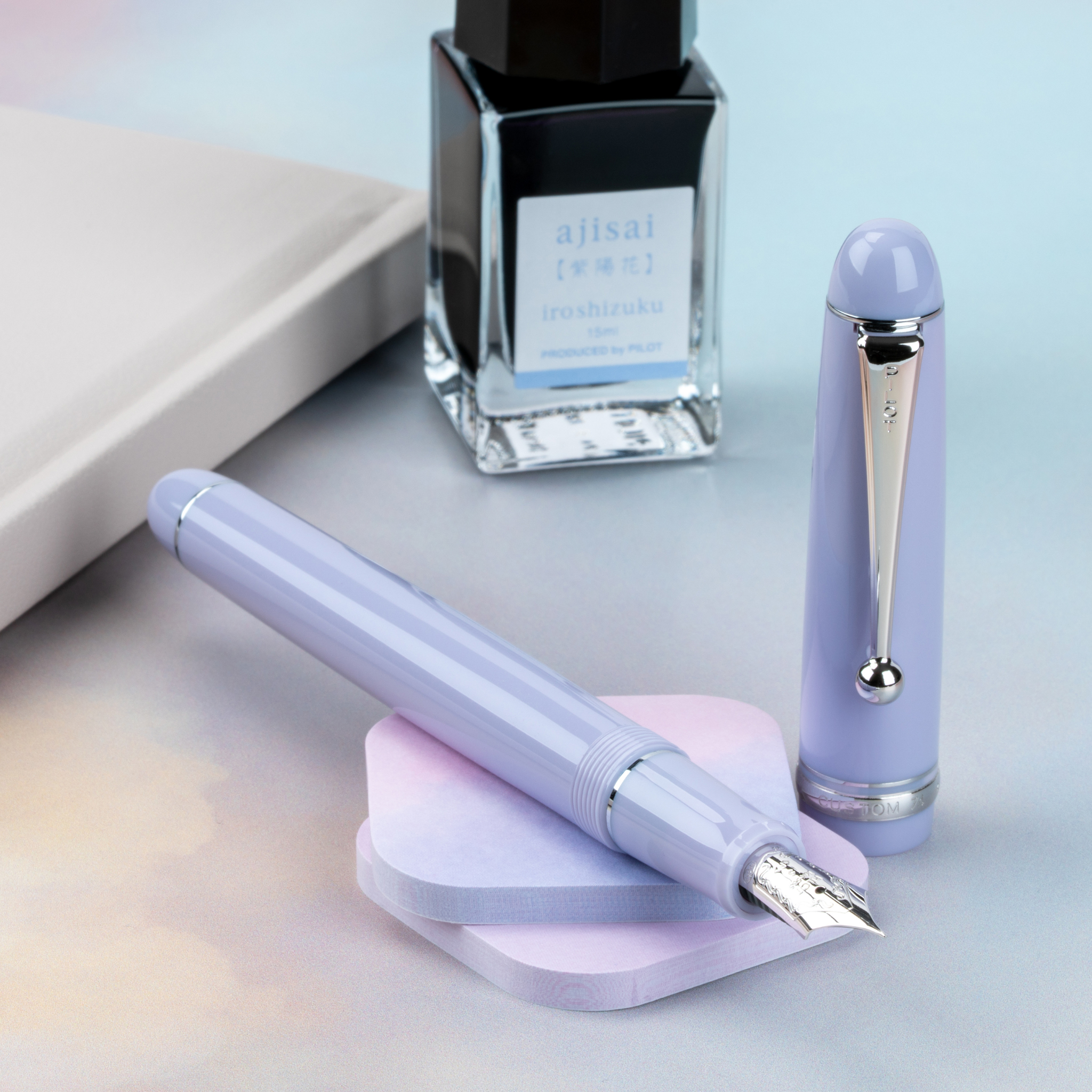 Pilot Custom 74 Lavender Fog Fountain Pen Collection