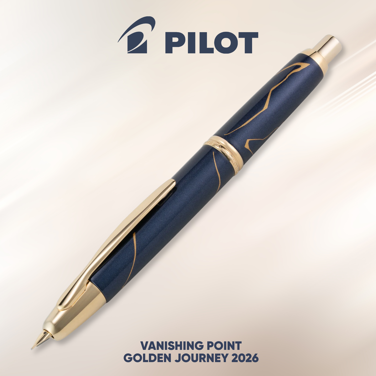 Pilot Vanishing Point Golden Journey 2026 Fountain Pen Collection