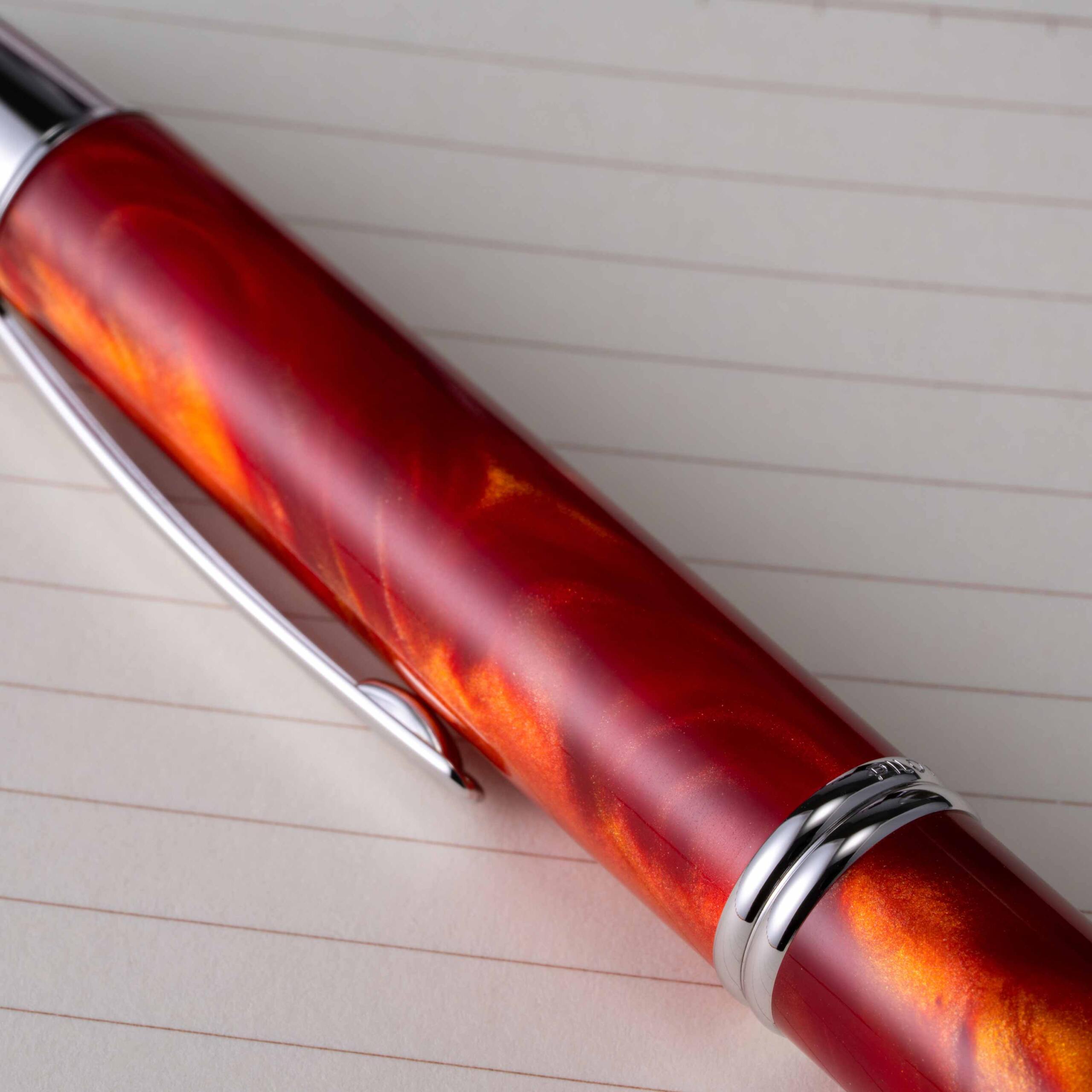 Pilot Vanishing Point SE Marble Orange - Fountain Pen