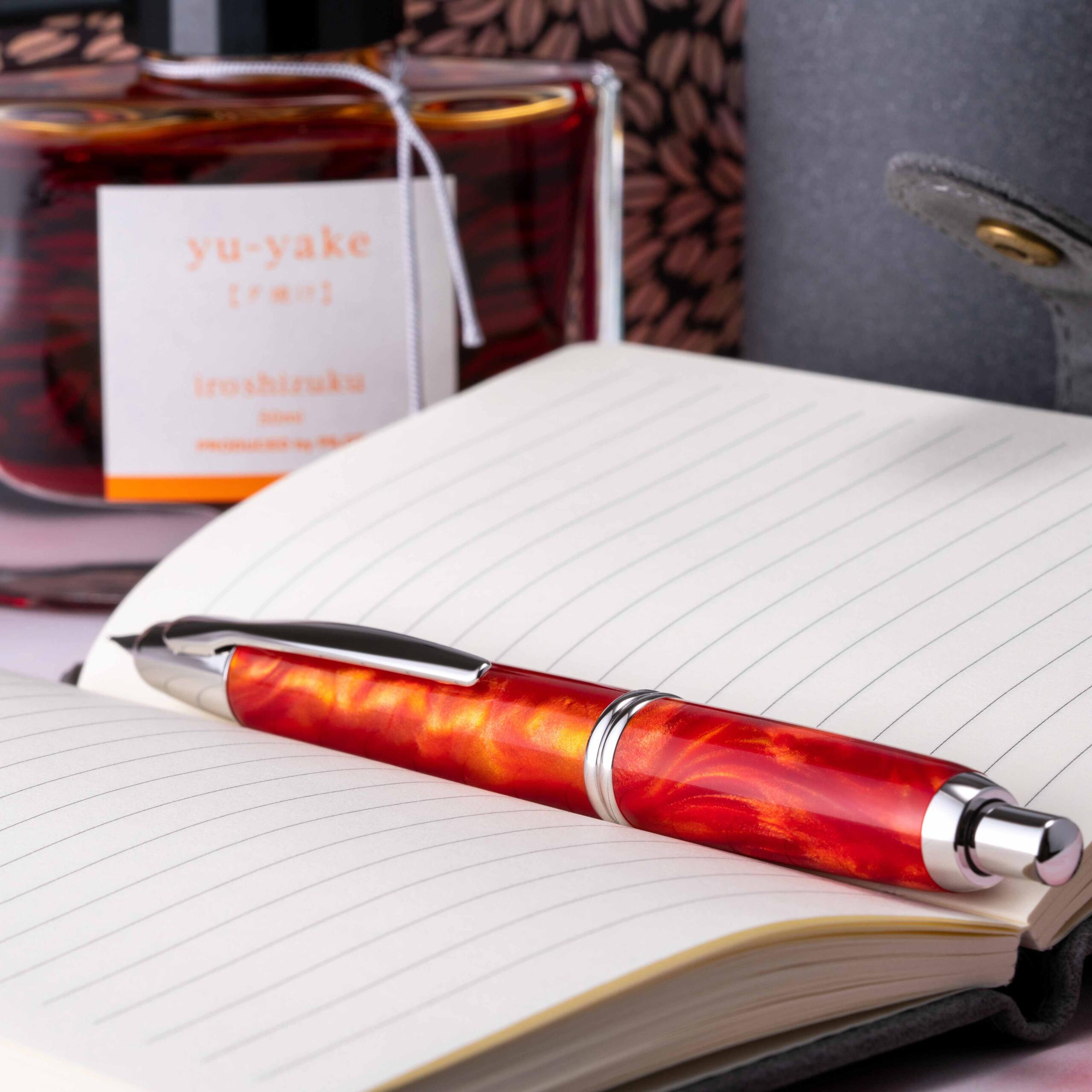 Pilot Vanishing Point SE Marble Orange - Fountain Pen