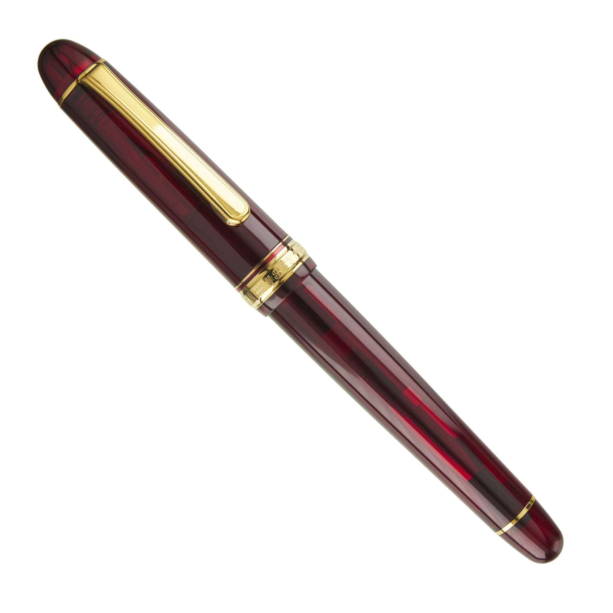 Platinum 3776 Century Bourgogne Music Pen Gold