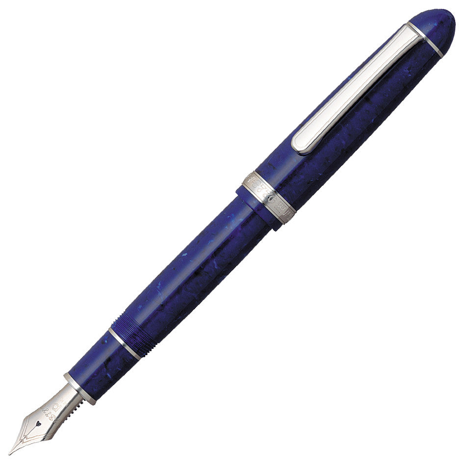 Platinum 3776 Celluloid Midnight Ocean Blue