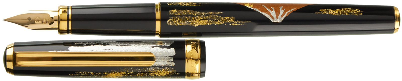 Platinum Classic Maki-e #58 Red Mount Fuji