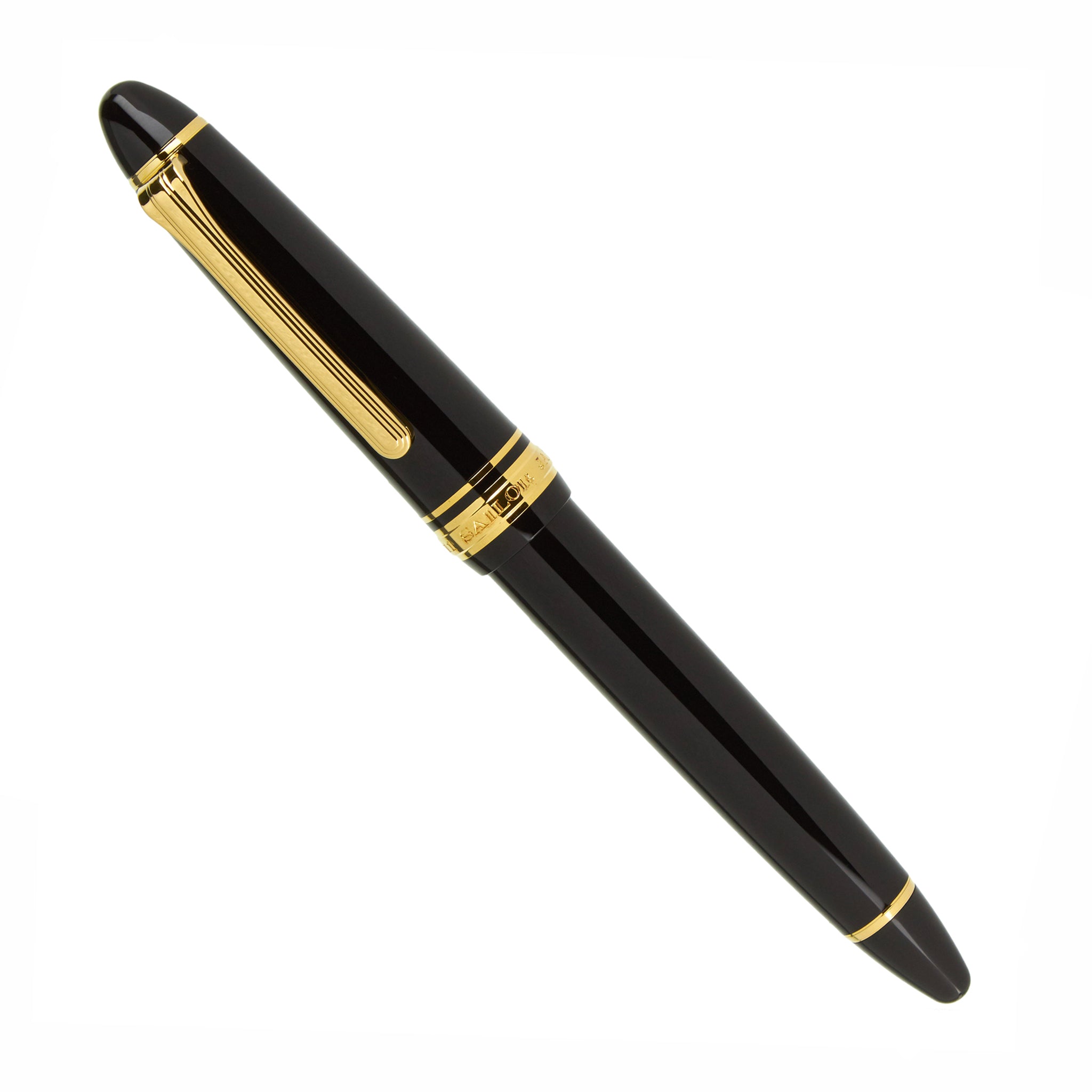Sailor 1911 Standard Black Gold Trim - Fountain Pen
