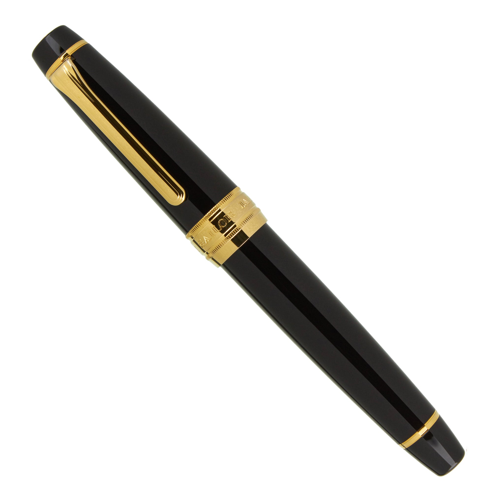 Sailor King of Pen Pro Gear Black Gold Trim - Fountain Pen