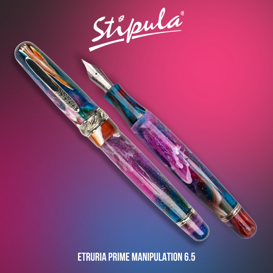 Stipula Etruria Prime Manipulation 6.5 Limited Edition Fountain Pen Collection