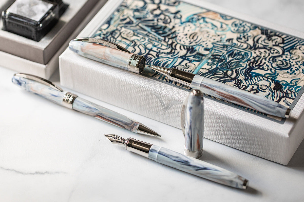 Visconti Van Gogh Impressionist Old Vineyard with Peasant Woman - Rollerball
