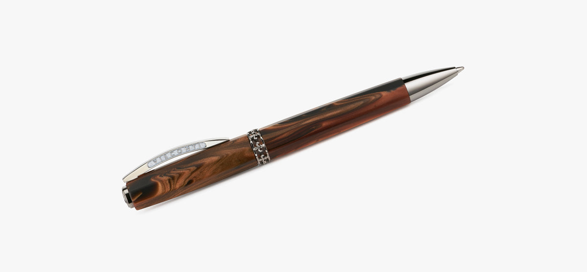 Visconti Medici Briarwood w/Ruthenium Trim - Ballpoint