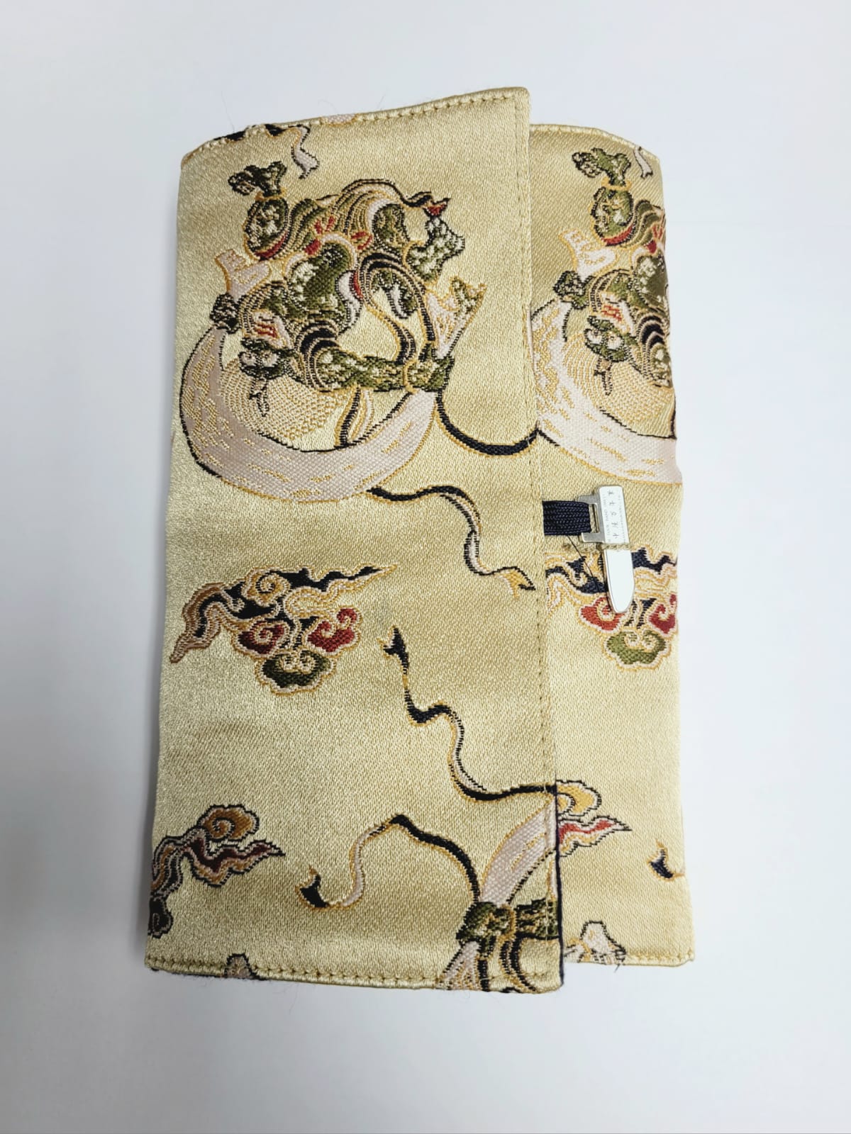 Nakaya Kyoto Nishijin-ori Triple Pen Pouch