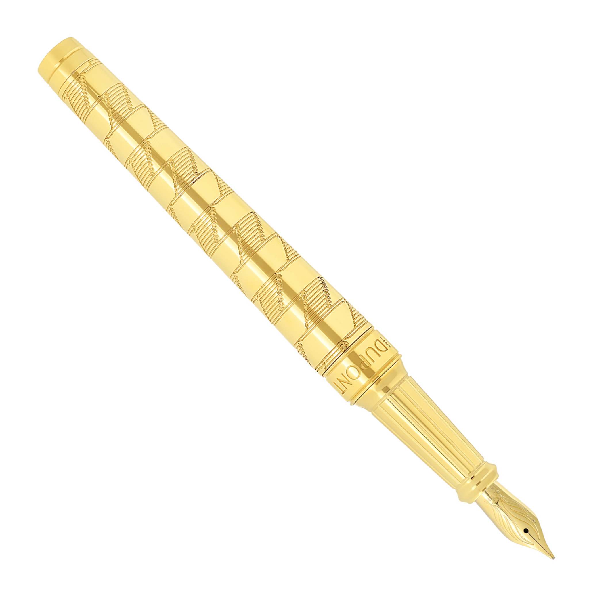S.T. Dupont Monogram 1872 Eternity XL Gold Fountain Pen