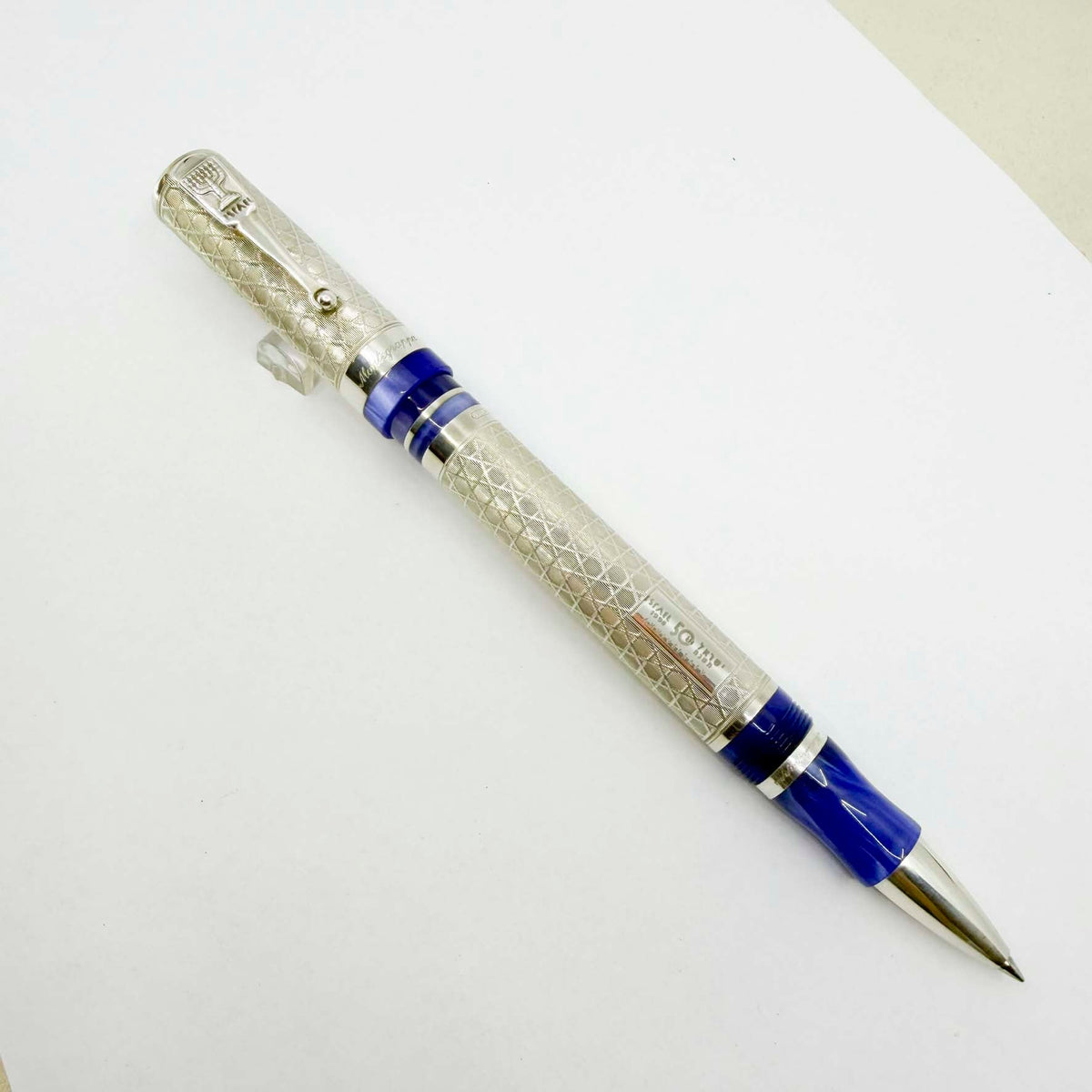 Montegrappa Israel 50th Anniversary Exquisite Sterling Silver Limited Edition - Rollerball Pen