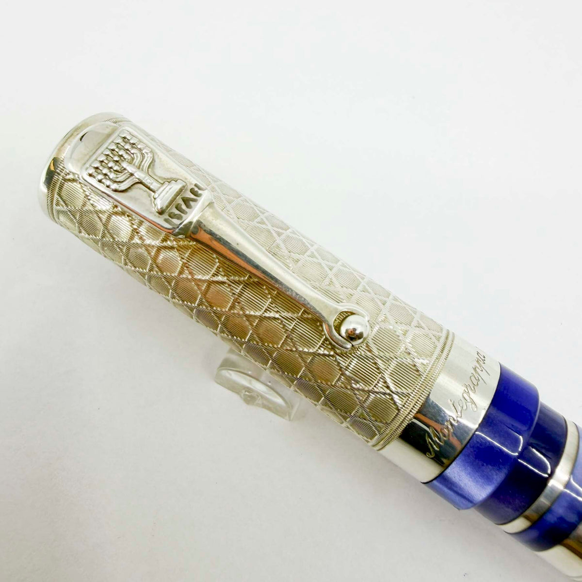 Montegrappa Israel 50th Anniversary Exquisite Sterling Silver Limited Edition - Rollerball Pen