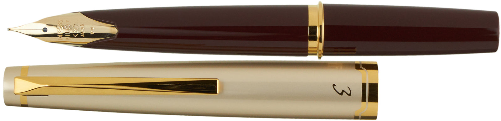 Pilot E95s Burgundy and Ivory - nibs.com