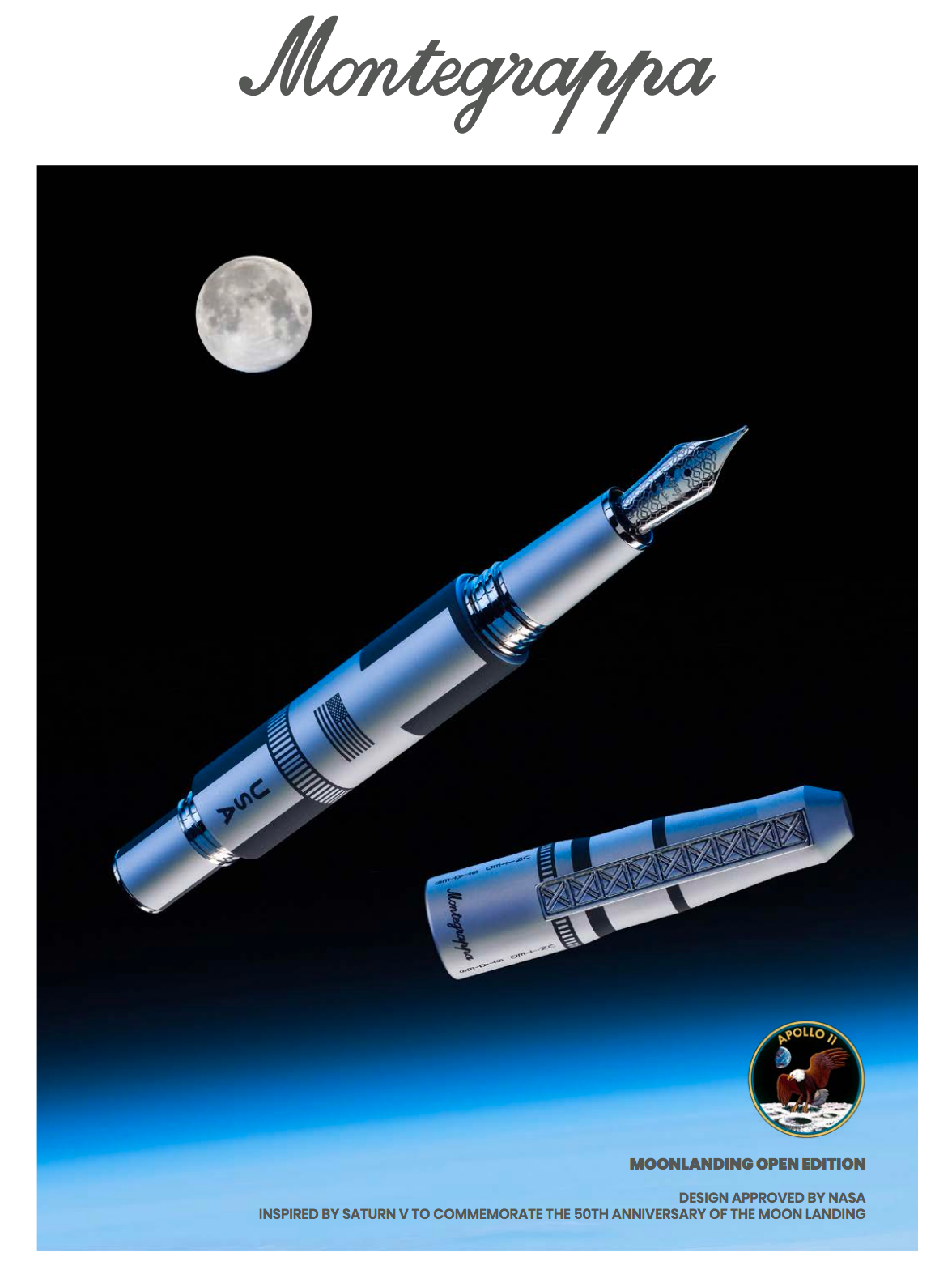 Montegrappa Moon Landing Open Edition With 18k Nib - nibs.com