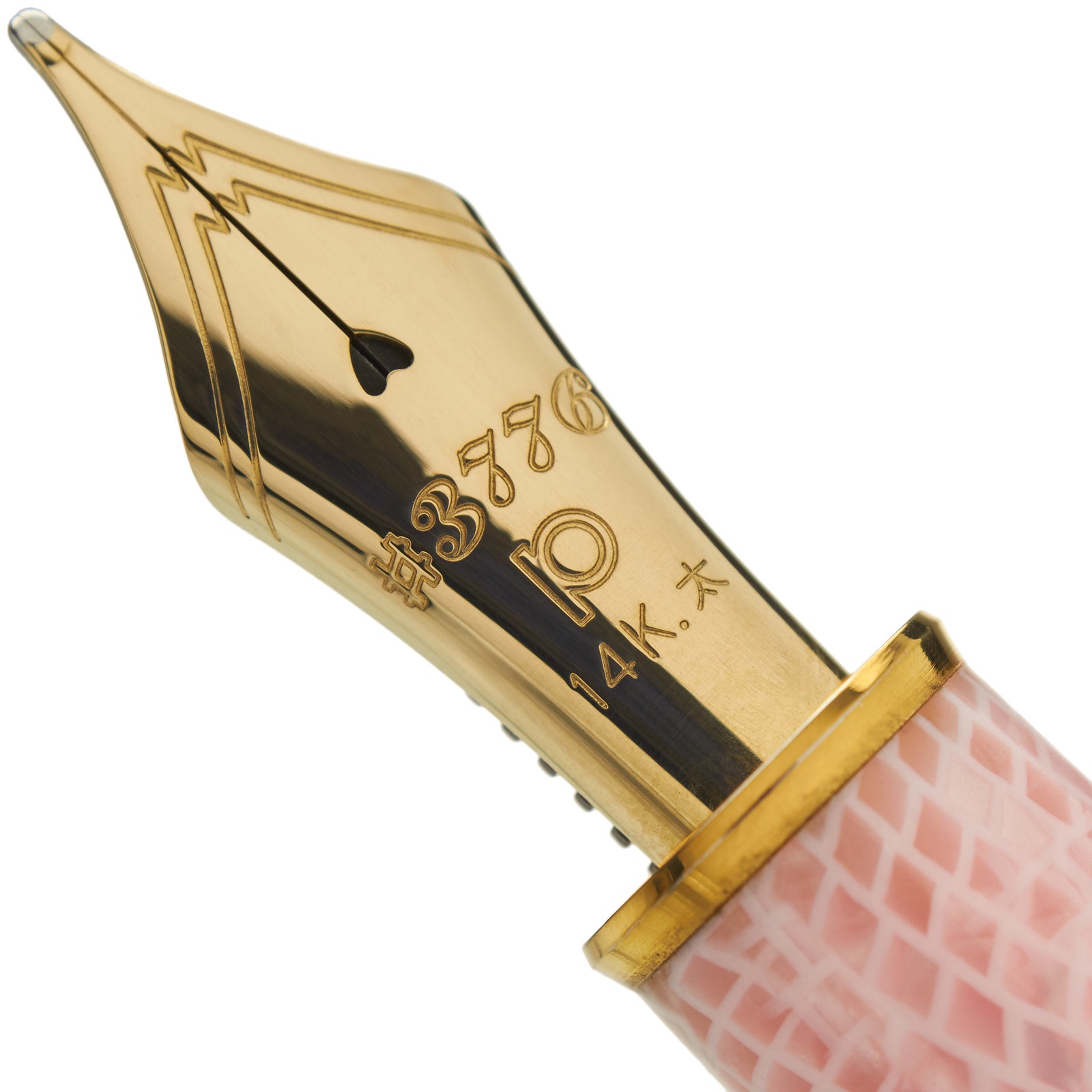 Platinum Celluloid Cherry Blossom - nibs.com