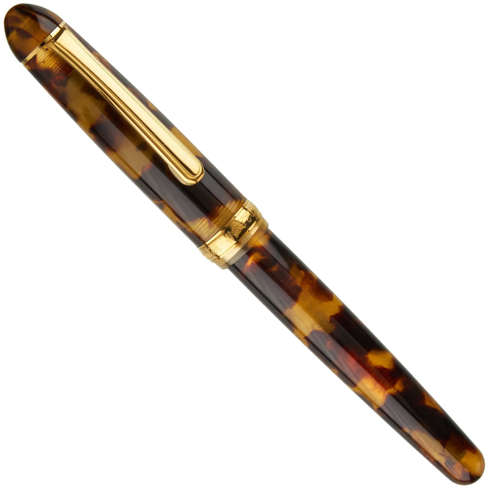 Platinum Celluloid Tortoise - nibs.com