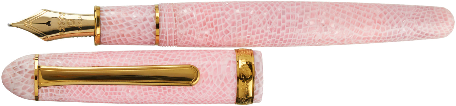 Platinum Celluloid Cherry Blossom - nibs.com