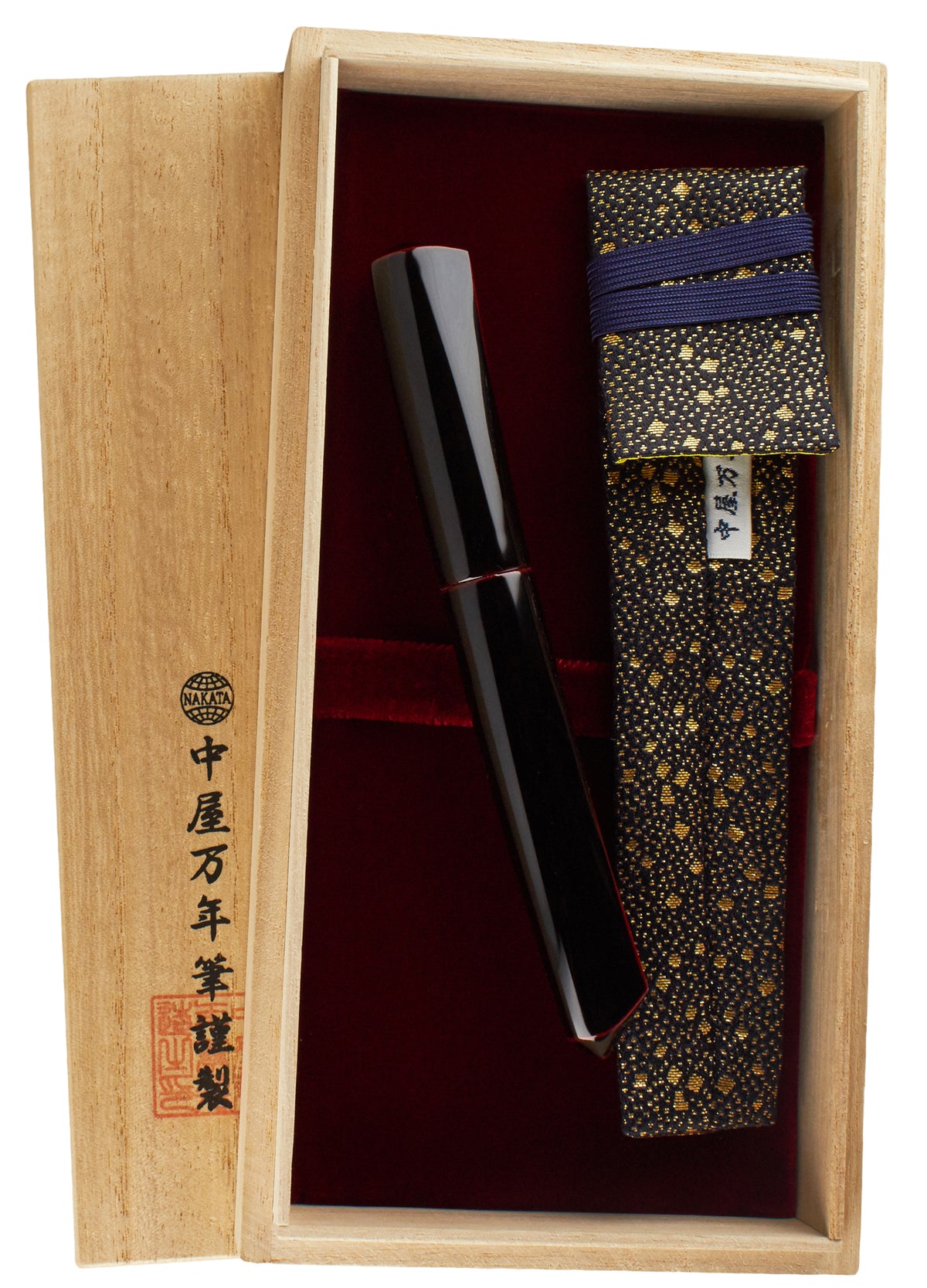 Nakaya Dorsal Fin Version 2 Kuro-tamenuri – Nibs-USA.com