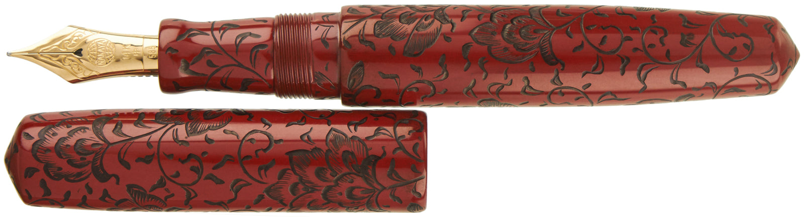 Nakaya Piccolo Cigar Housoge Shu Charcoal - nibs.com