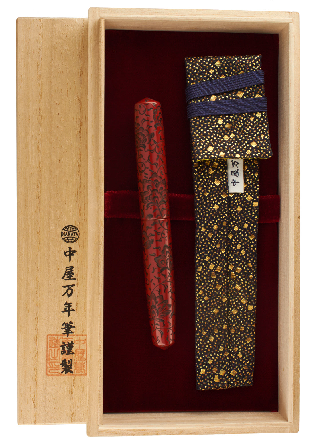 Nakaya Piccolo Cigar Housoge Shu Charcoal - nibs.com