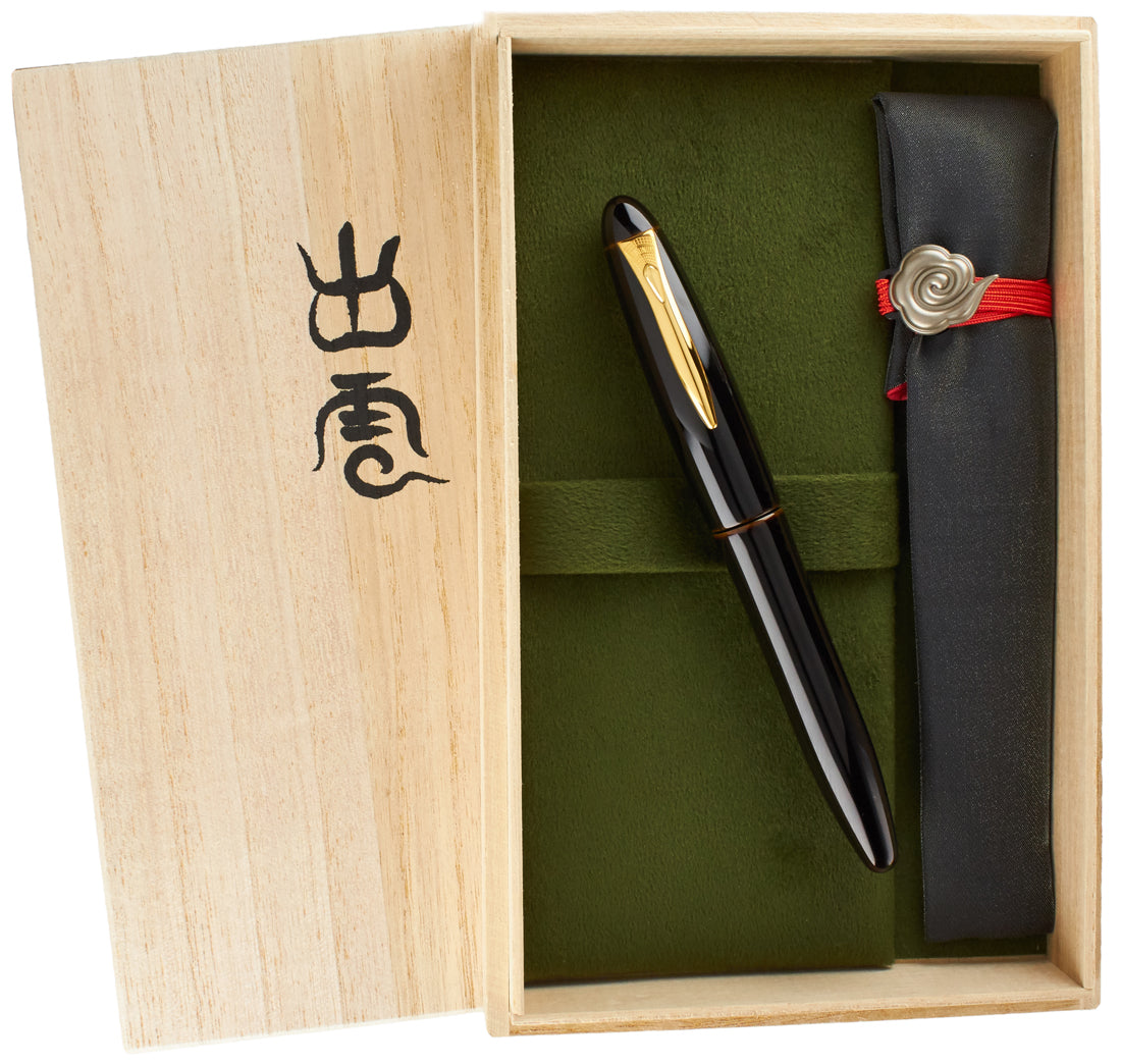 Platinum Izumo Urushi Biwatame - nibs.com