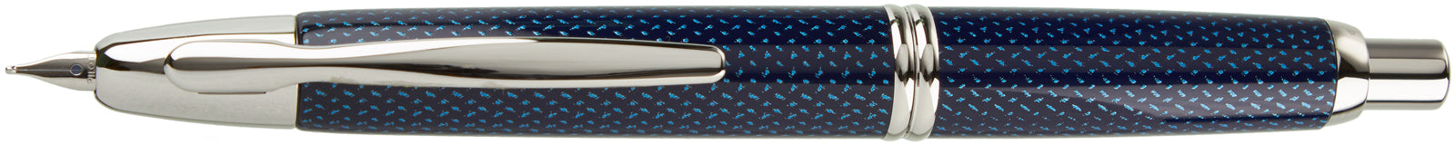 Pilot Vanishing Point Blue Carbonesque - nibs.com