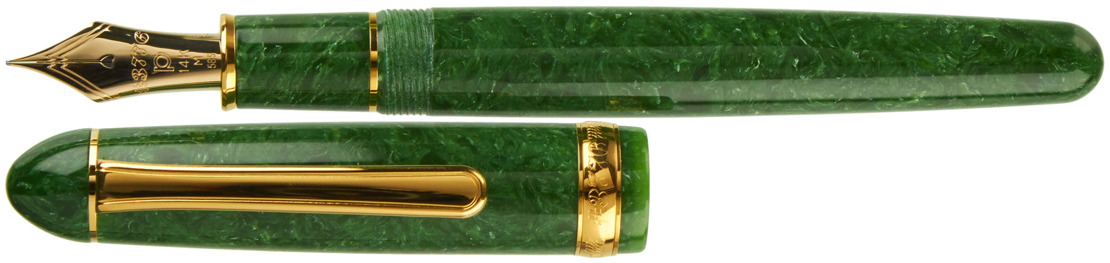 Platinum Celluloid Jade - nibs.com