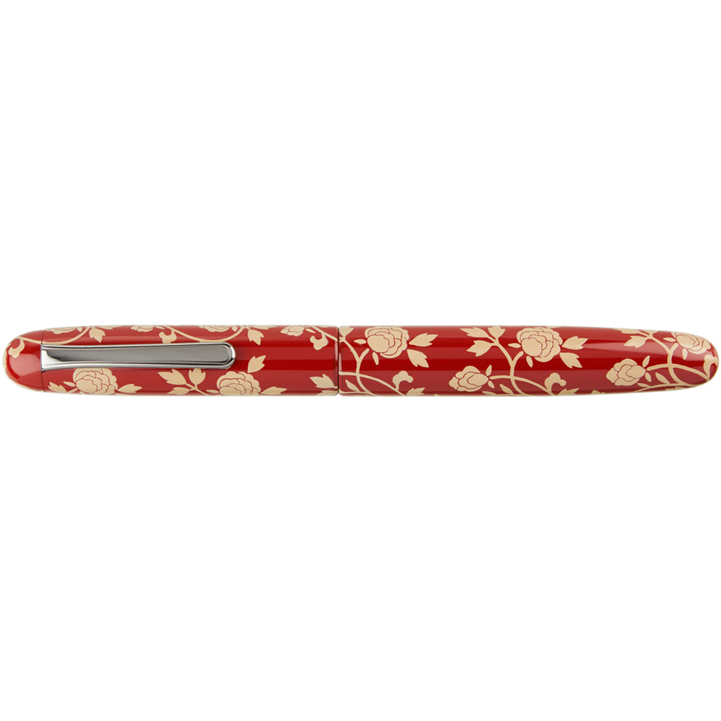 Nakaya Portable Writer White Roses - nibs.com