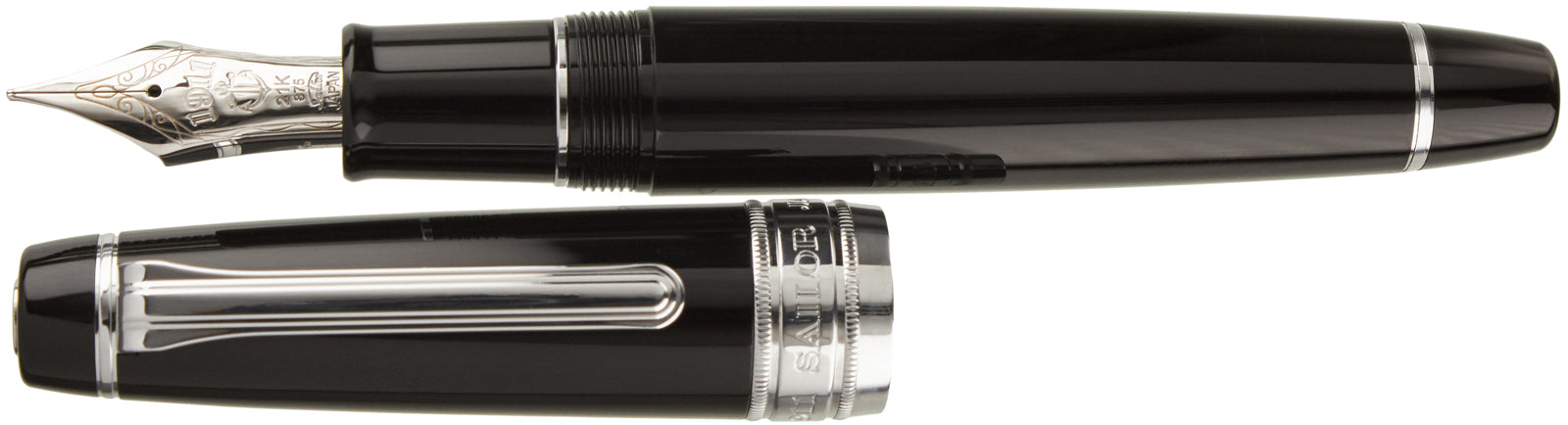 Sailor King of Pen Pro Gear Black Silver - nibs.com