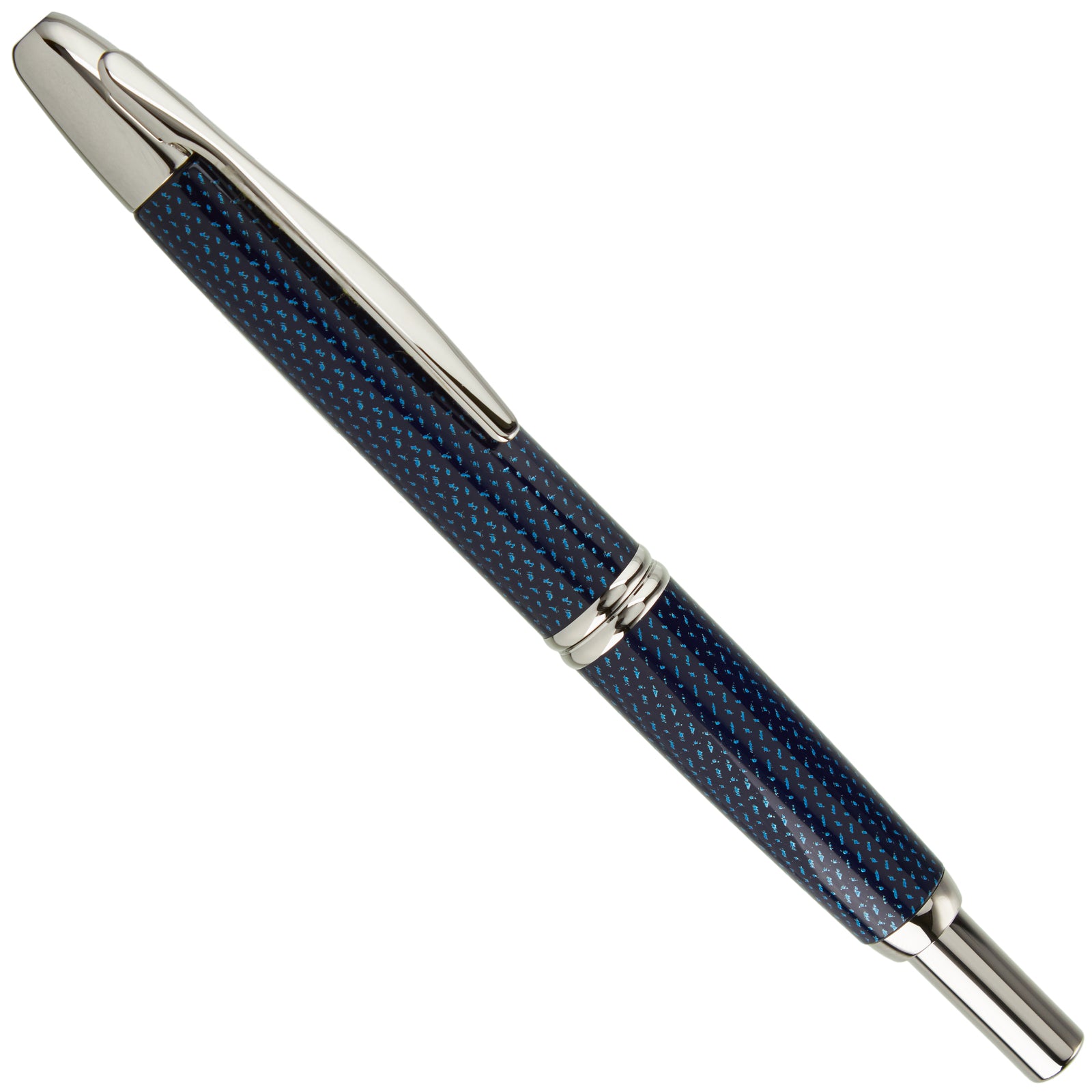 Pilot Vanishing Point Blue Carbonesque - nibs.com