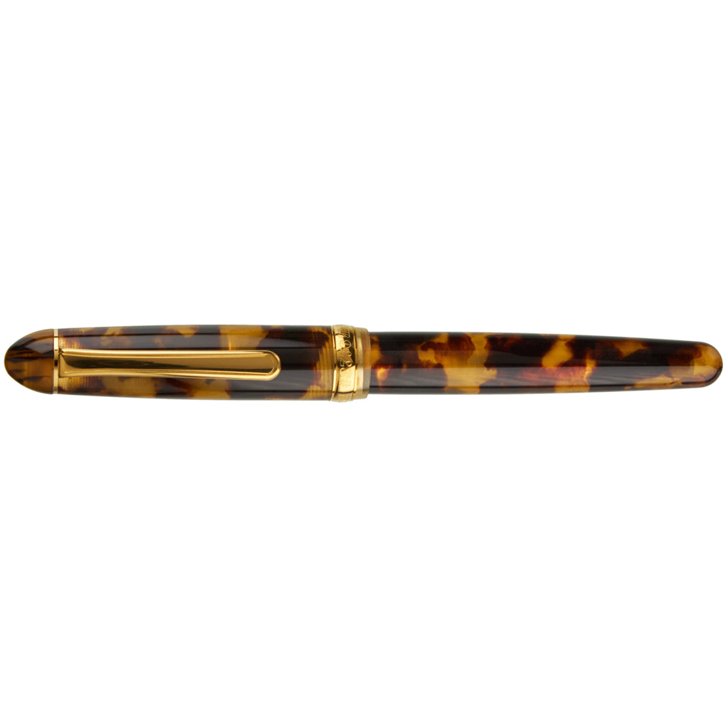 Platinum Celluloid Tortoise - nibs.com