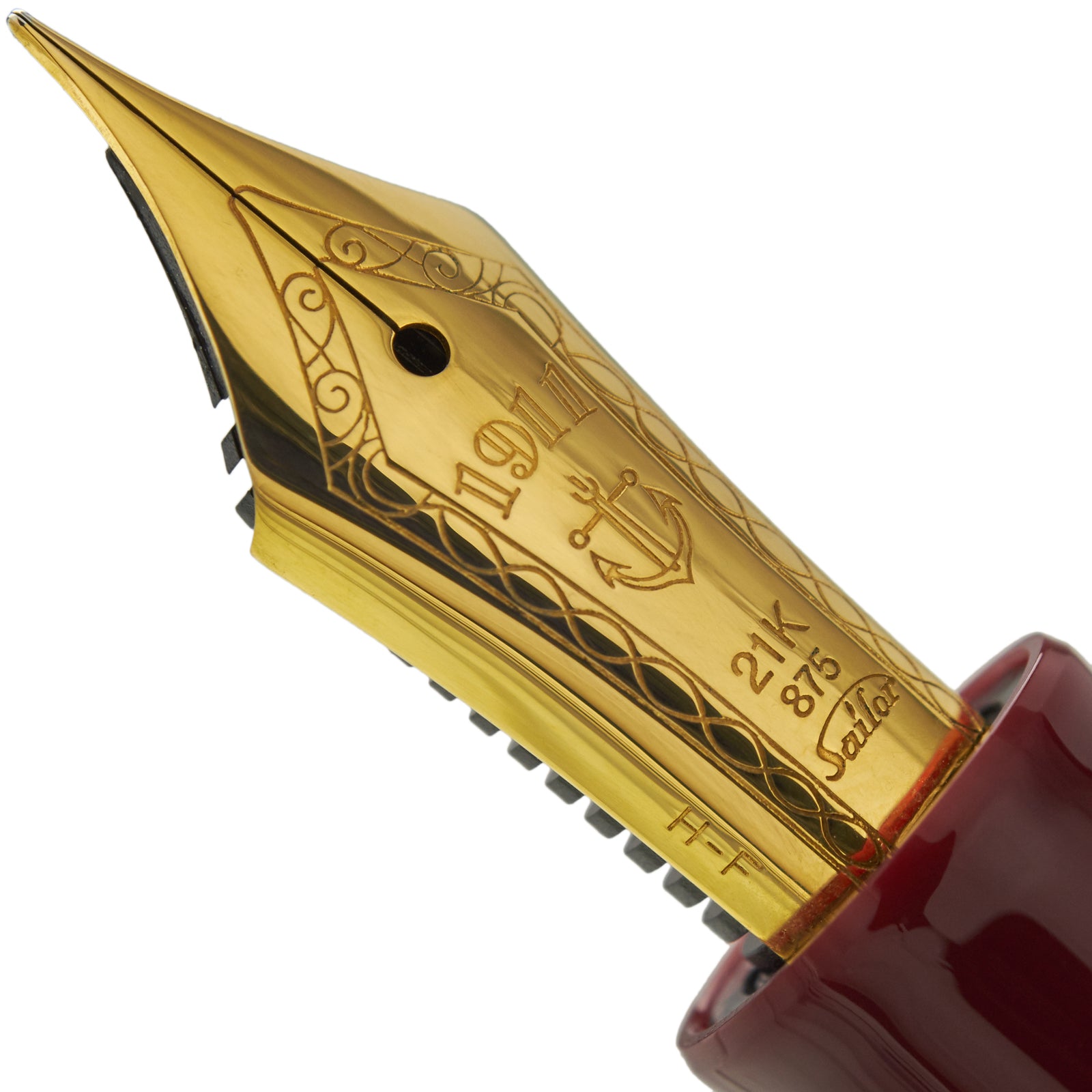Sailor 1911 Full-Size Realo Burgundy Gold - nibs.com
