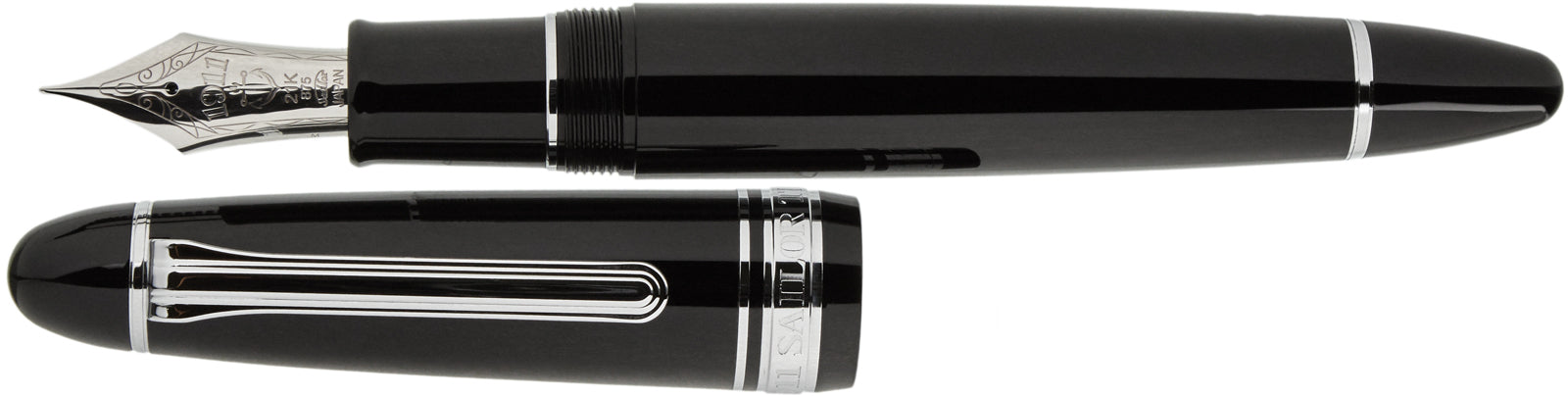 Sailor King of Pen Black ST Silver - nibs.com