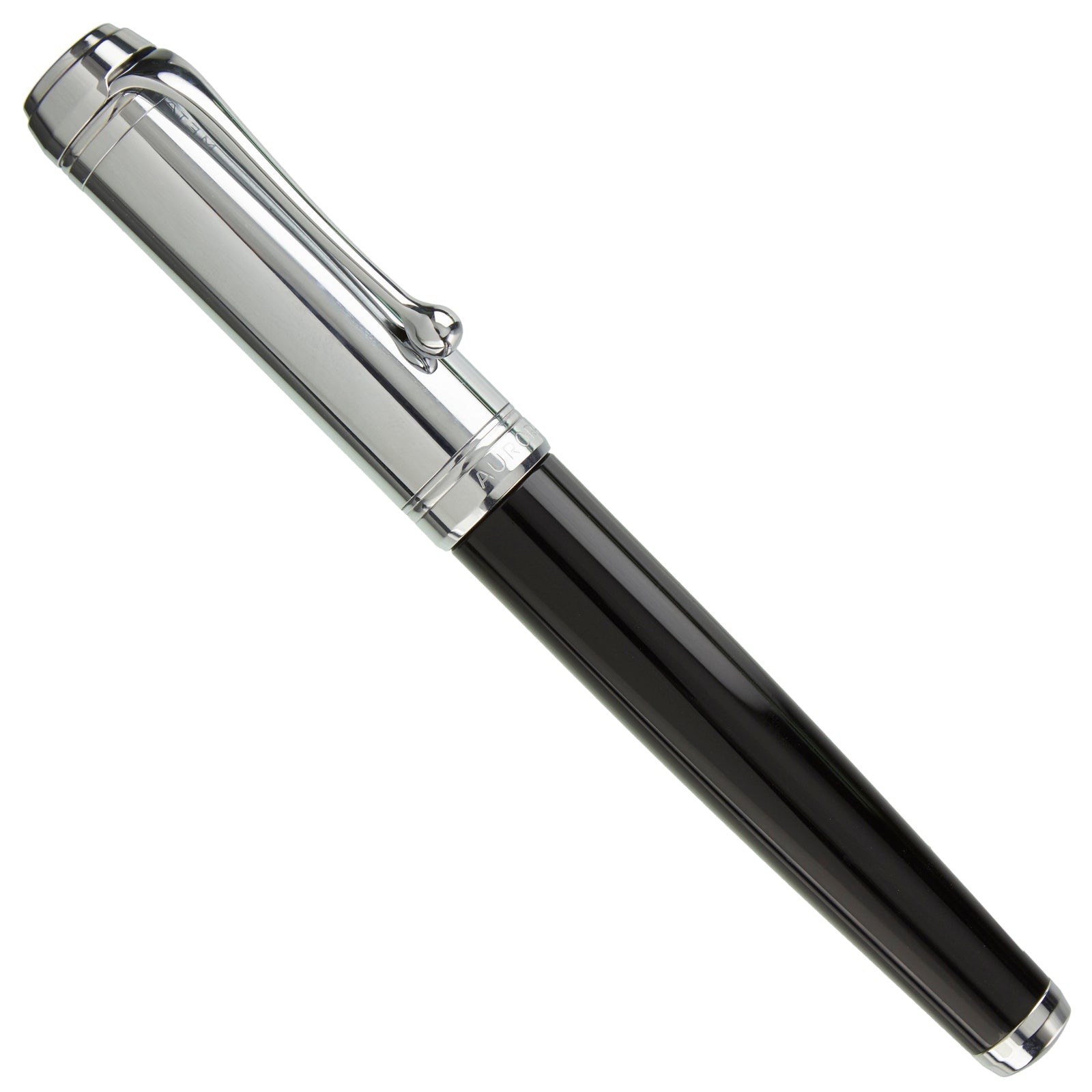 Aurora Talentum Chrome Cap Black - nibs.com