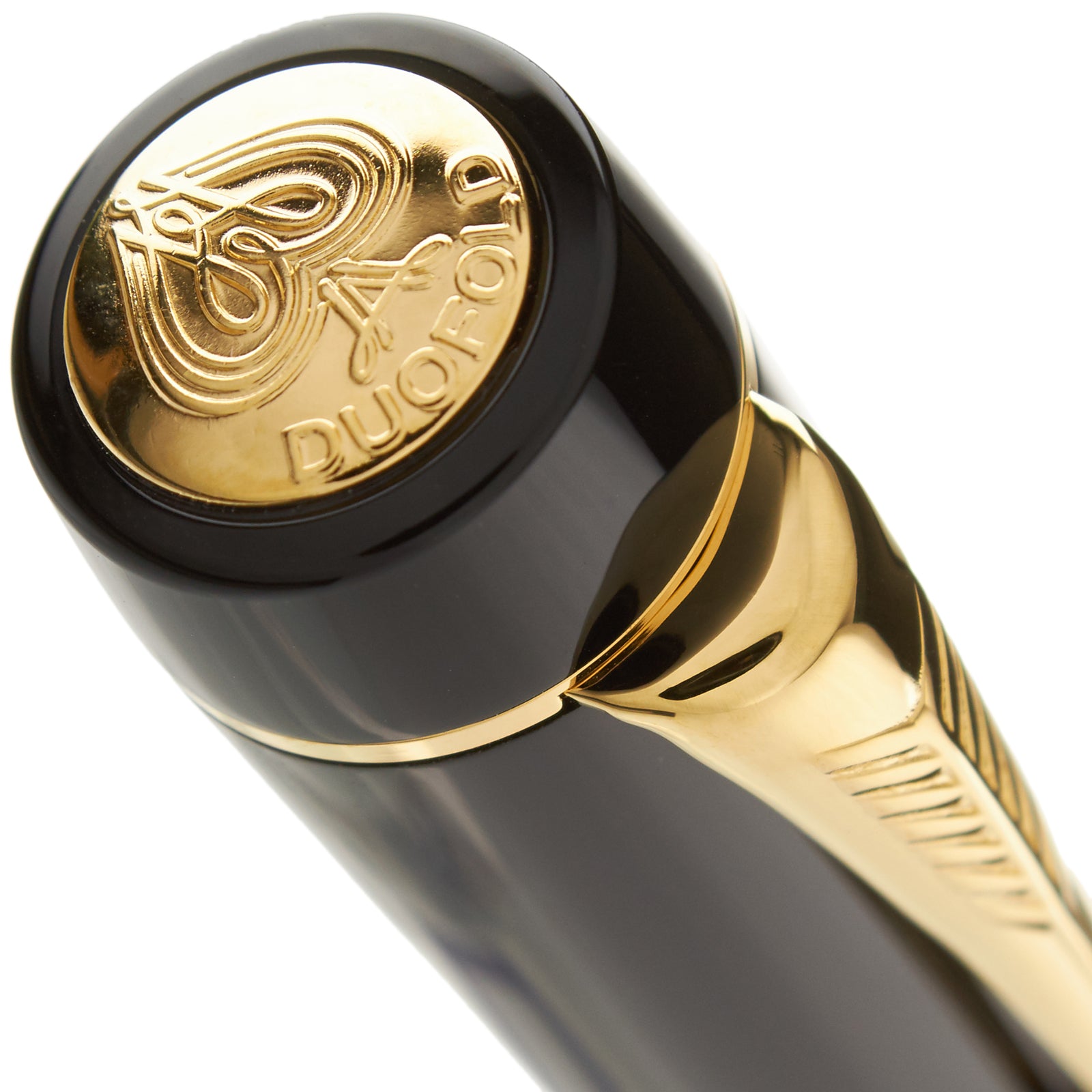 Parker Duofold Centennial Classic Black Gold Trim - nibs.com