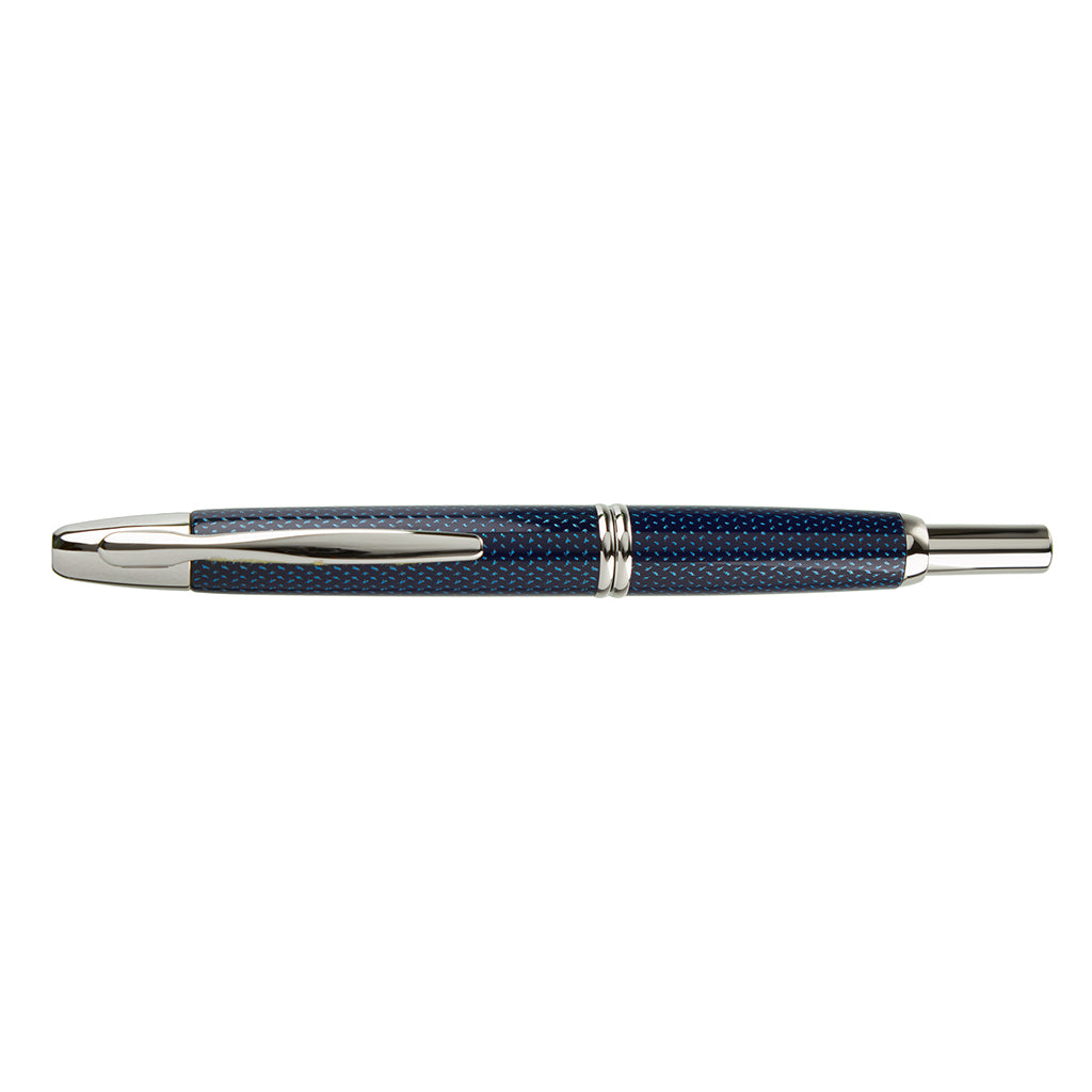 Pilot Vanishing Point Blue Carbonesque - nibs.com