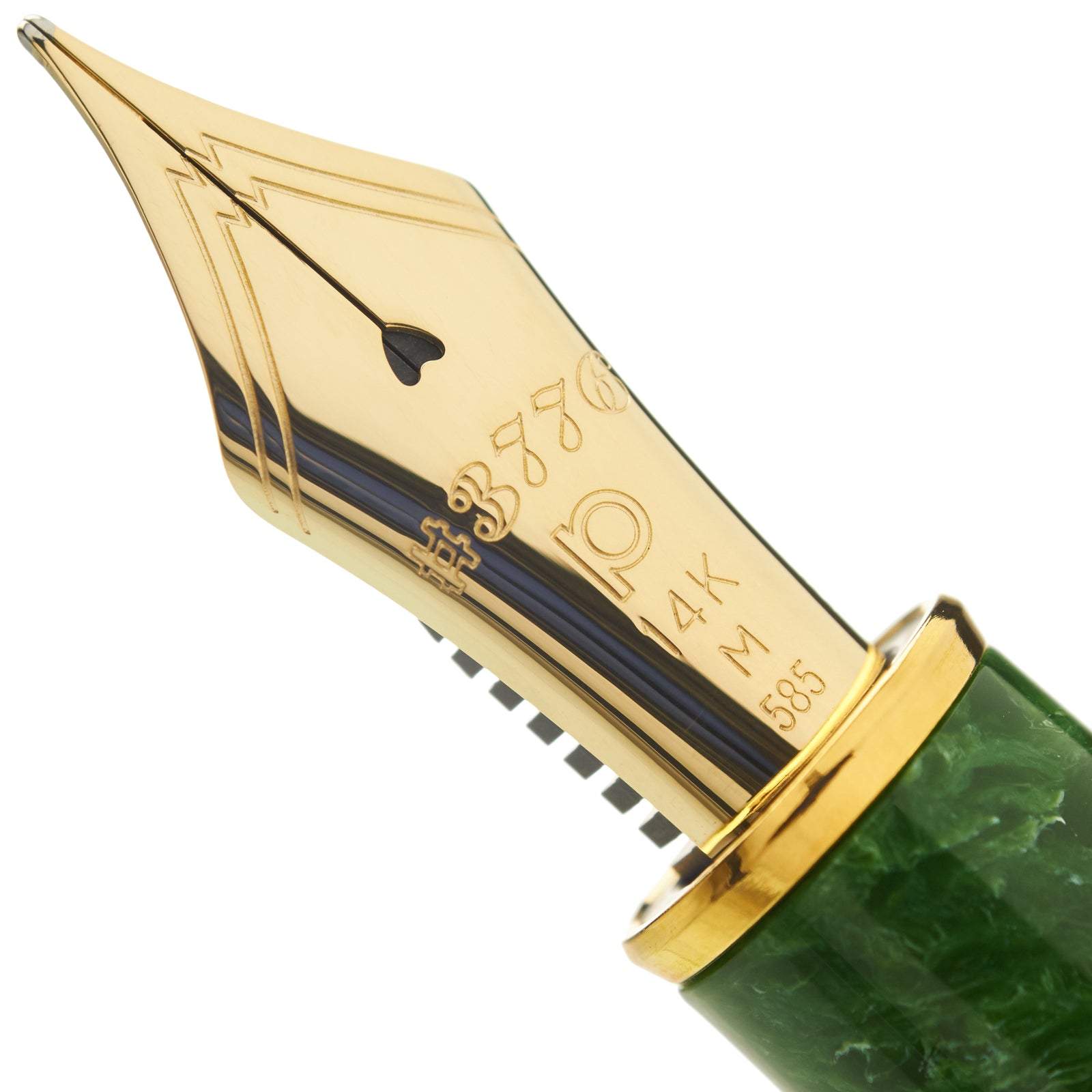 Platinum Celluloid Jade - nibs.com