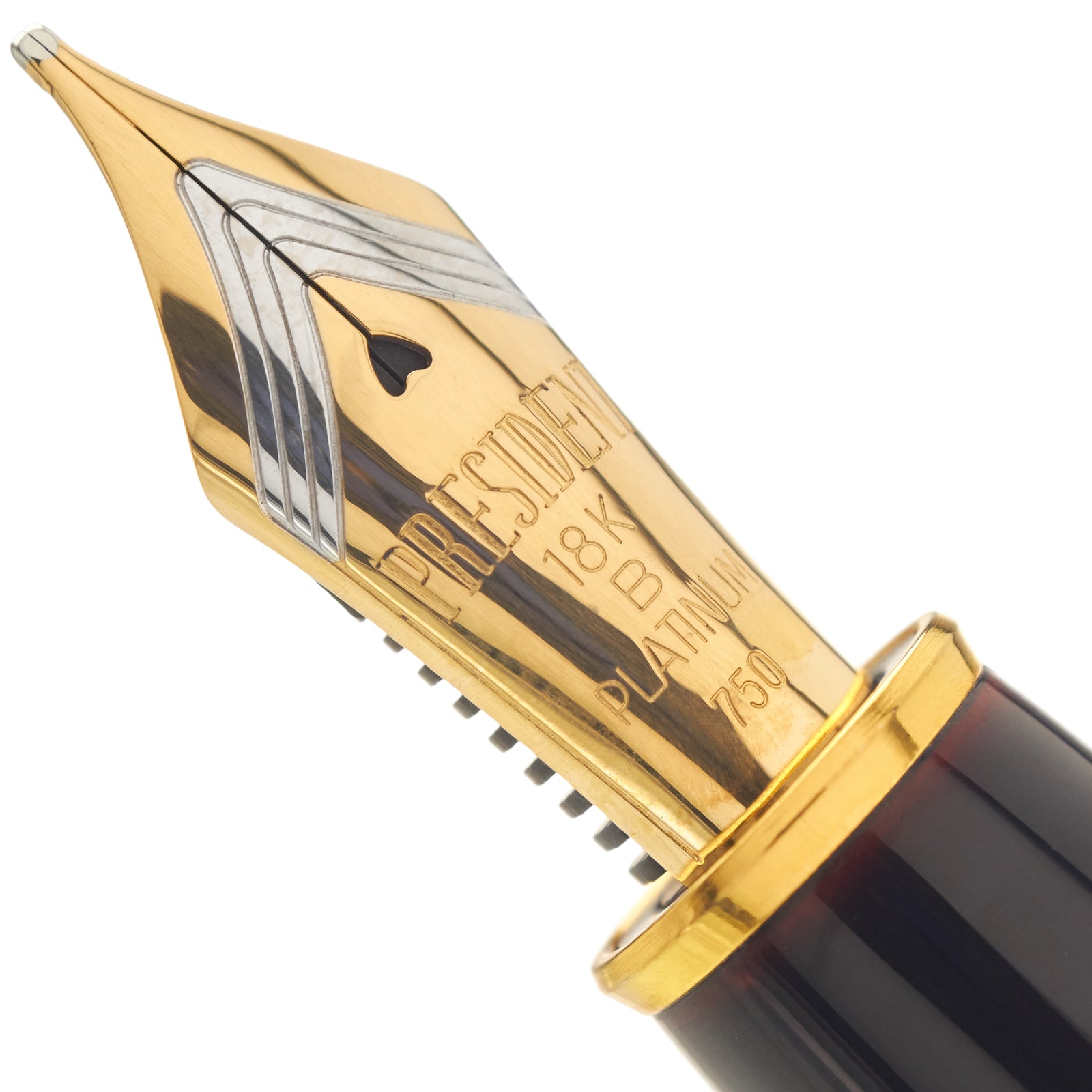 Platinum Izumo Urushi Dark Red - nibs.com