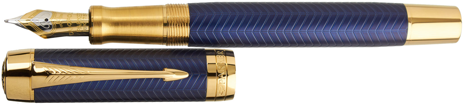 Parker Duofold Centennial Prestige Blue Chevron - nibs.com