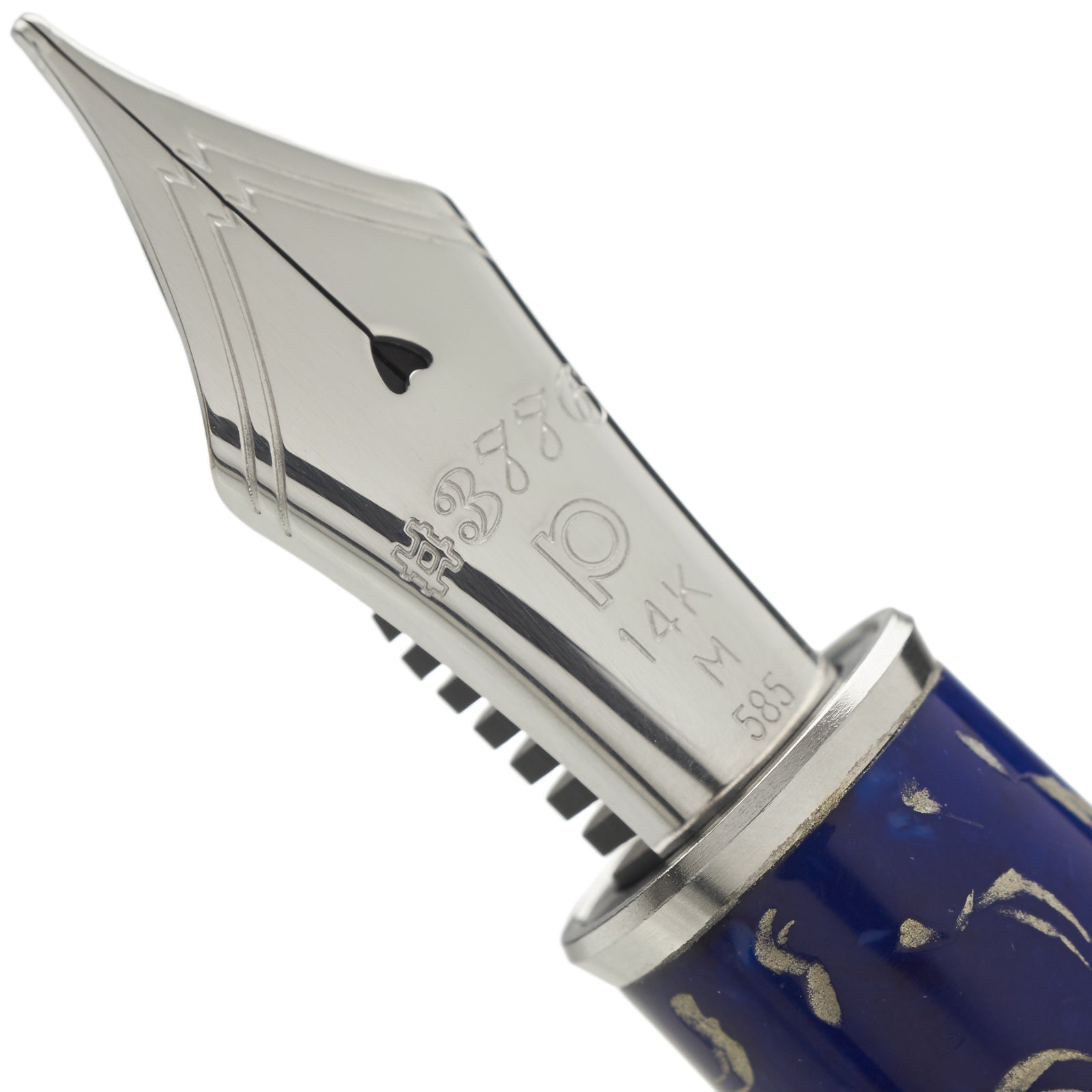 Platinum Celluloid #55 Karakusa Blue - nibs.com