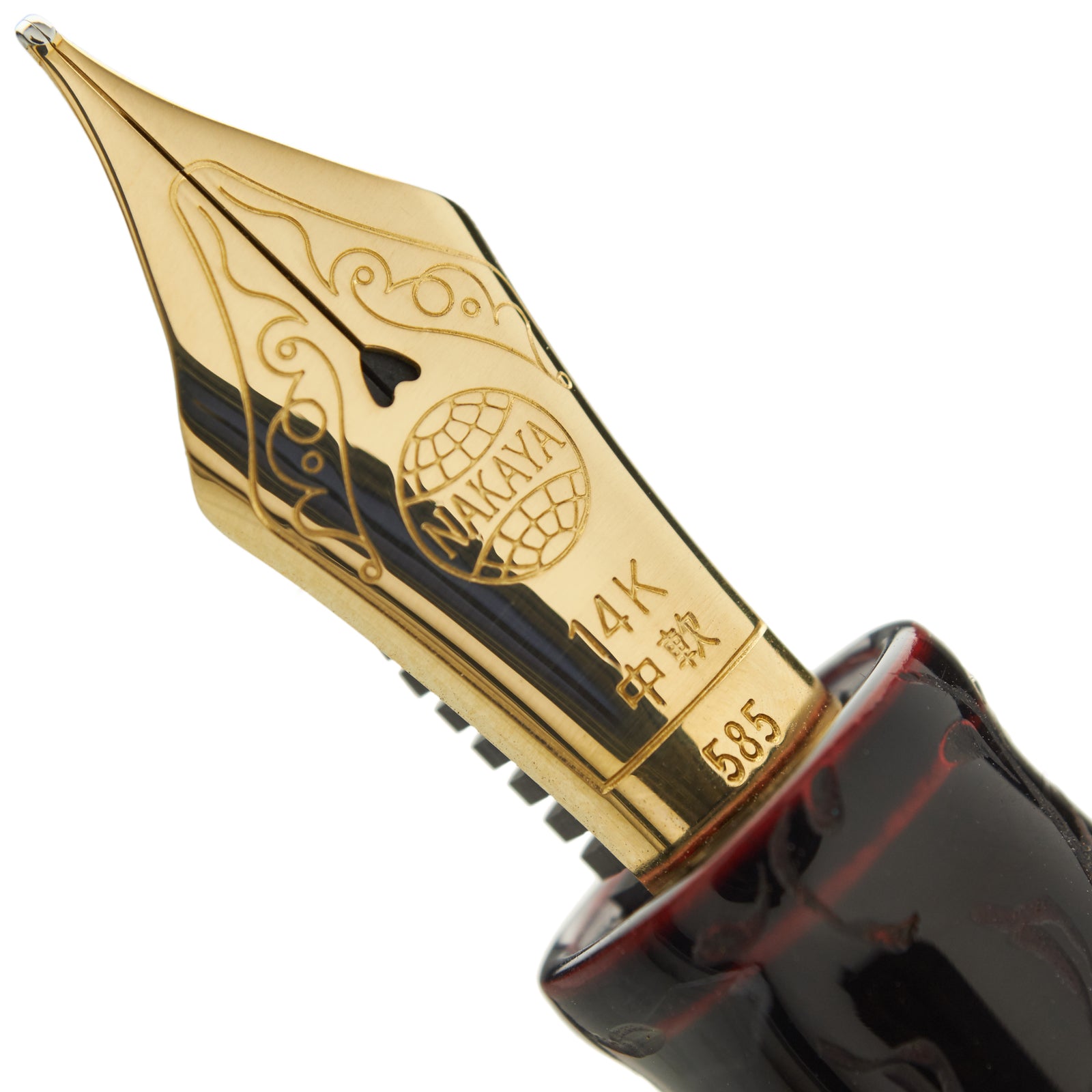 Nakaya Piccolo Cigar Housoge Kuro-tamenuri Charcoal - nibs.com