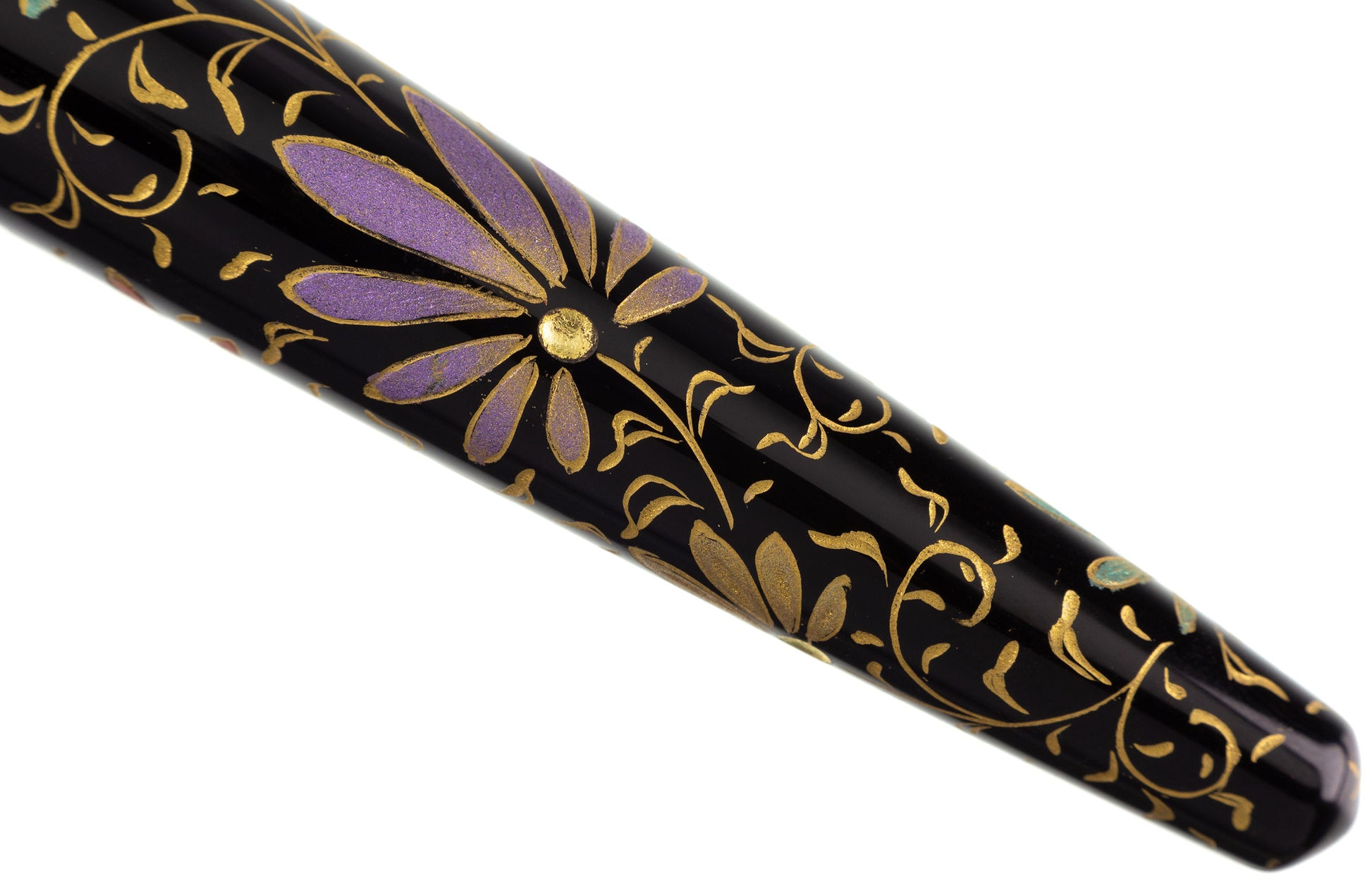 Nakaya Naka-ai Cigar Chinkin Palmet Colored Powders Black - nibs.com