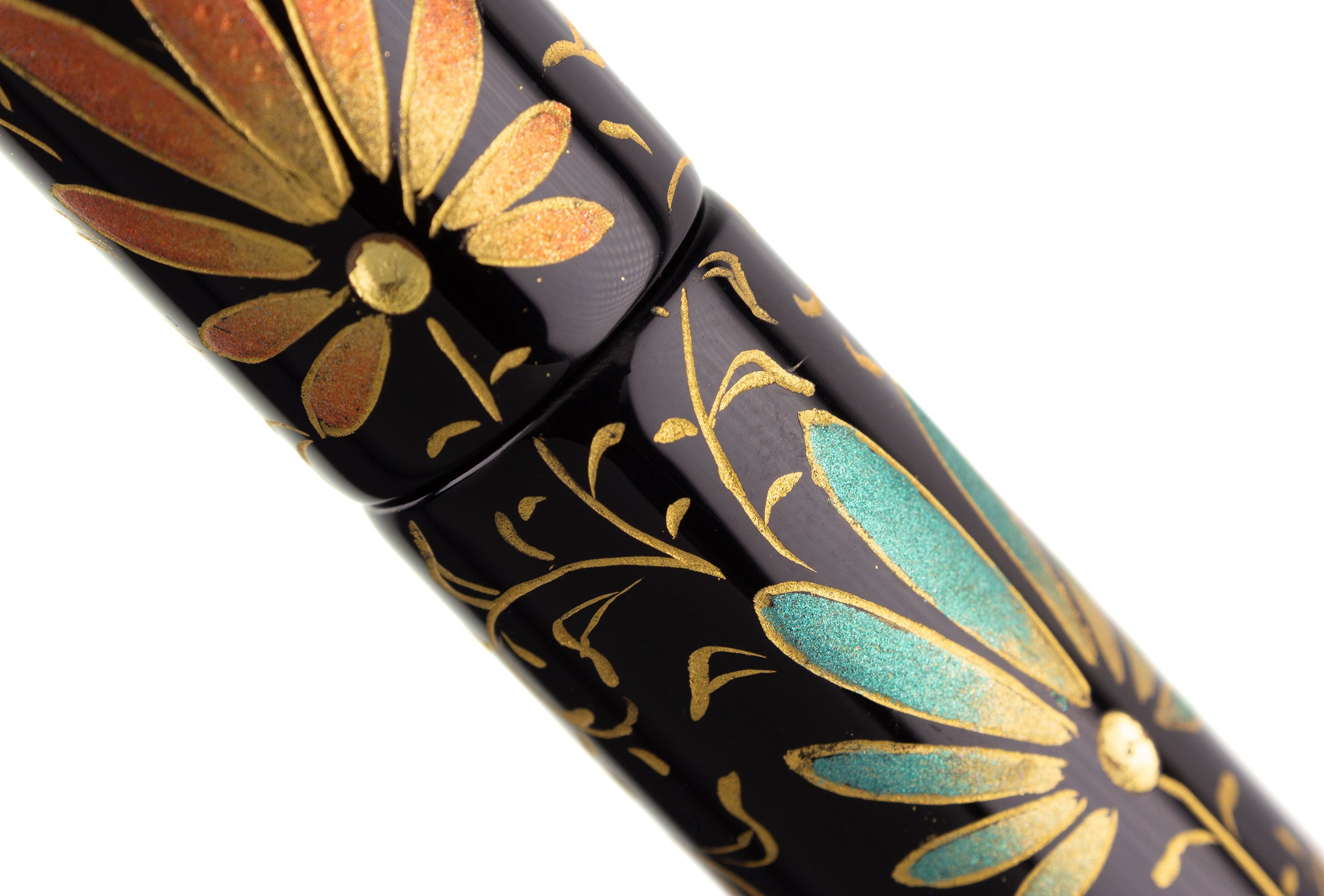 Nakaya Naka-ai Cigar Chinkin Palmet Colored Powders Black - nibs.com