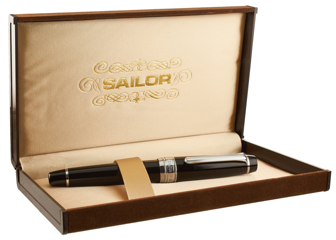 Sailor King of Pen Pro Gear Black Silver - nibs.com